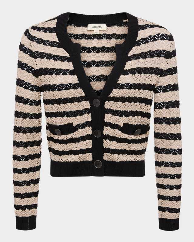 Orla Pointelle Knit Cardigan